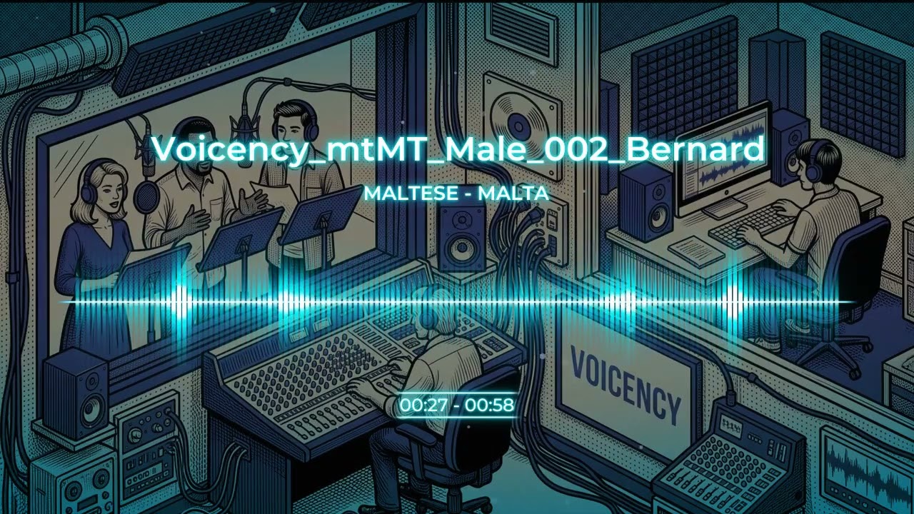 Maltese Male Voice - Voicency_mtMT_Male_002_Bernard