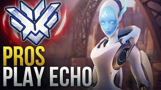 PROS HAVING FUN WITH NEW HERO ECHO!  - Overwatch Montage