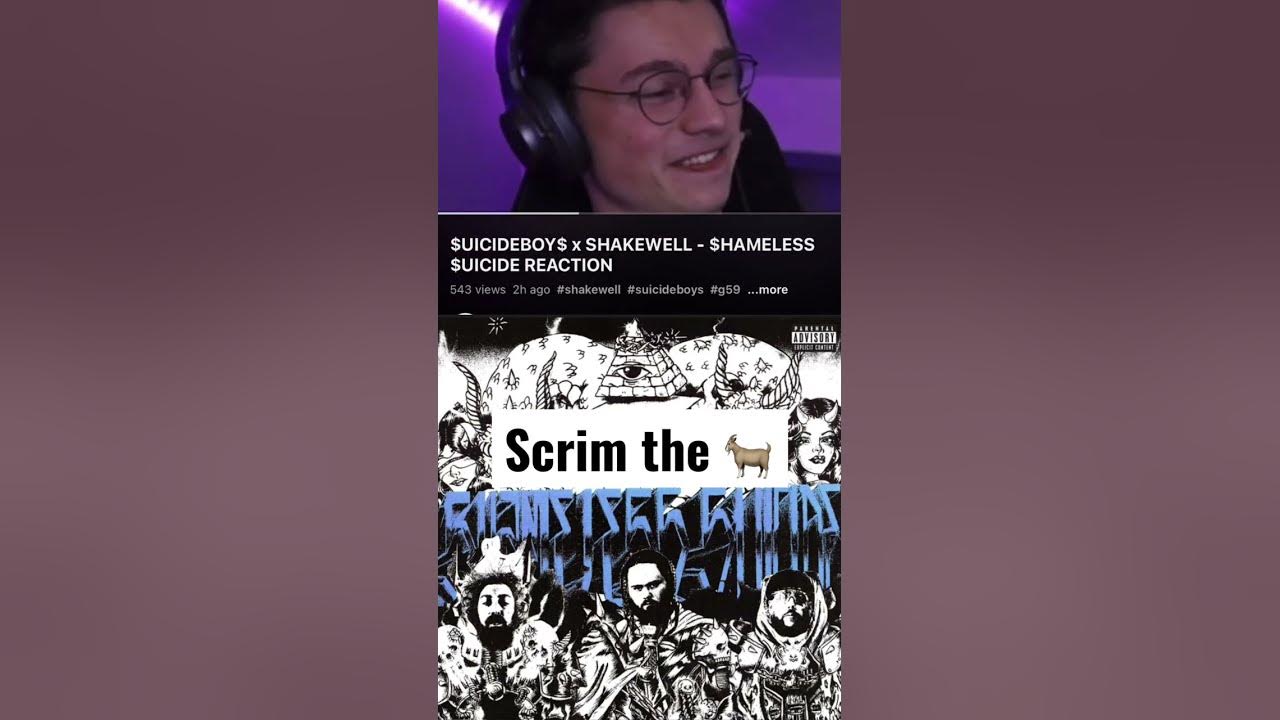 Scrim is now officially the GOAT #reaction #music #suicideboys #g59 #shorts