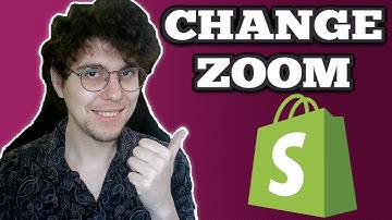 How To Change Image Zoom In Shopify