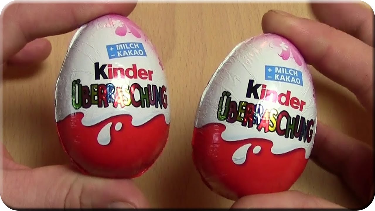 Kinder Überraschung Ü-Ei UNBOXING für Mädchen - YouTube