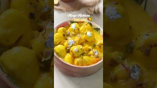 #mangorasmalai #ramnavami #guiltfreedessert #mangoseason #makhana #rasmalai #recipe #shorts