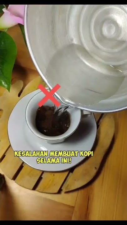 TERNYATA SELAMA INI KITA KELIRU MENYEDUH KOPI HITAM, INI CARA YANG BENAR!! #SHORT #shortvideo