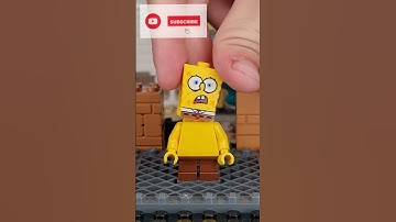 Lego Spongebob Squarepants Shocked Look minifigure! Bob007 #lego #spongebob