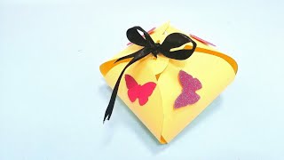An easy tutorial for paper gifts package 