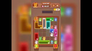Catdom Color Hole level 345 gameplay walkthrough solution 