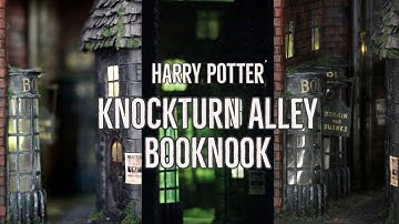 Making a KNOCKTURN ALLEY BOOKNOOK from scratch
