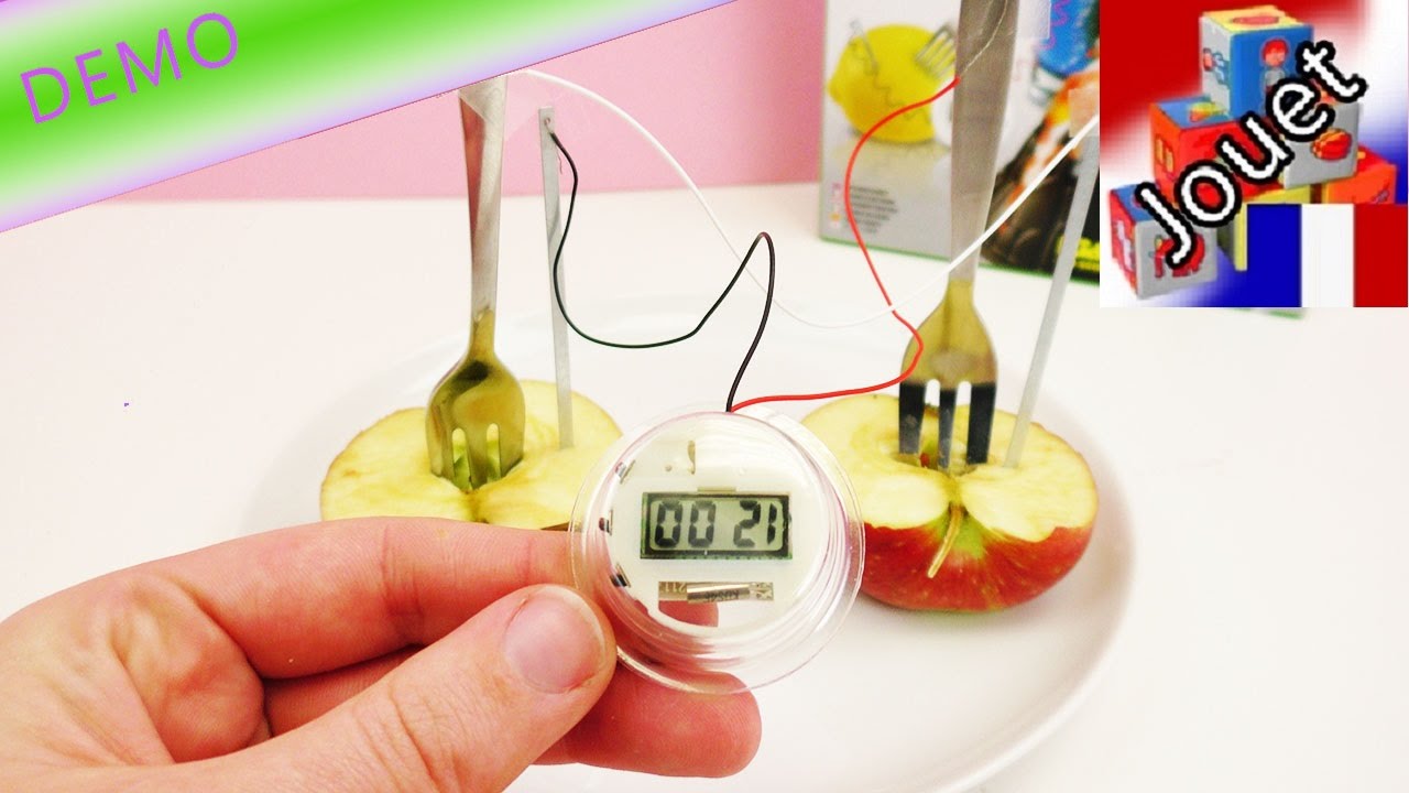 Jeu De Bandes Cuivre Et Zinc CANIGHT - Kit Expérience Pile à Fruits Pour Enfants