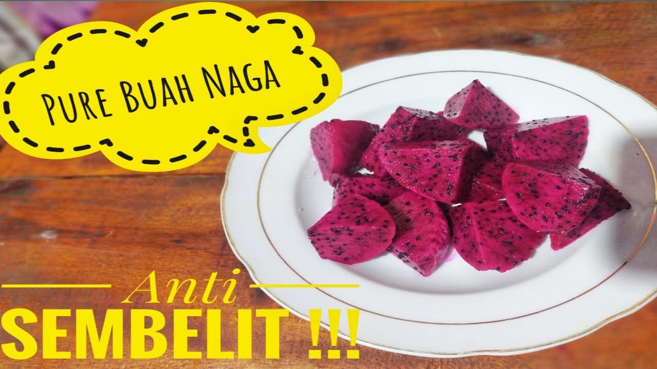 Pure Buah Naga || Anti Sembelit || Simpel & No Blender ...