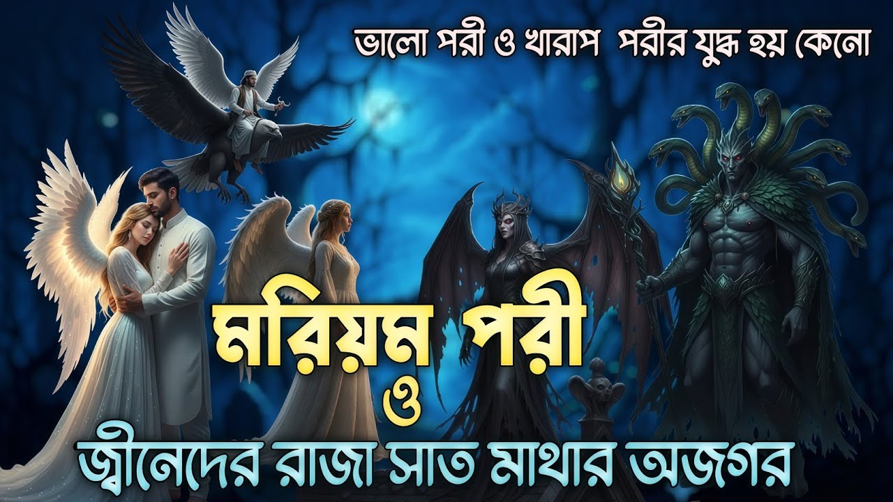 মরিয়ম পরী ও সাত মাথার অজগর। মরিয়ম পরীর গল্প @ADHAR48 