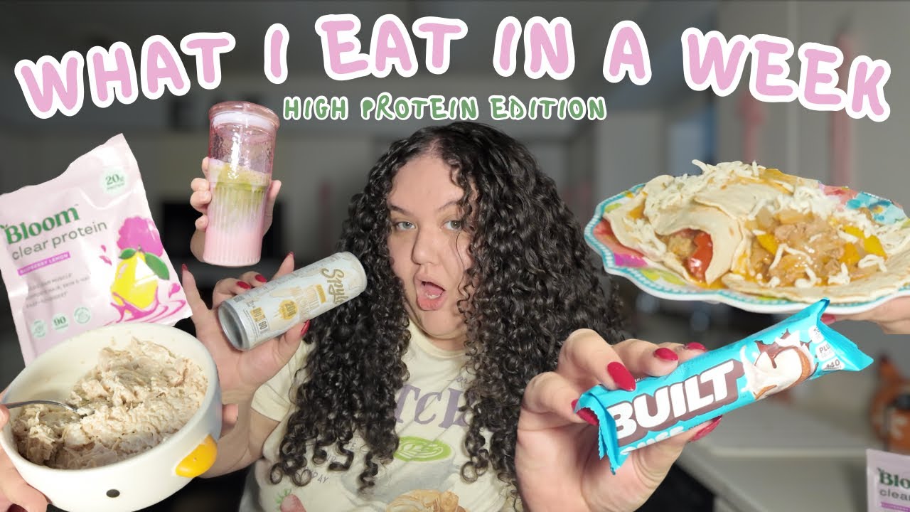 РЕАЛИСТИЧНЫЙ ВАРИАНТ МОЕГО ПИТАНИЯ ЗА НЕДЕЛЮ *выпуск с высоким содержанием белка*