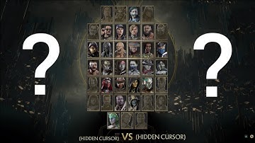 Mortal Kombat 11 - random fight - hidden cursor - hard