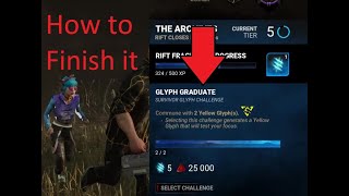 Dead by Daylight GLYPH GRADUATE CHALLENGE Yellow Glyph