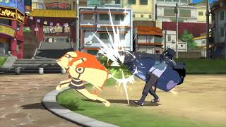 4K AI Upscaled Gameplay - Naruto (Baryon Mode) & Sasuke (Supporting Kage) Naruto Storm Connections