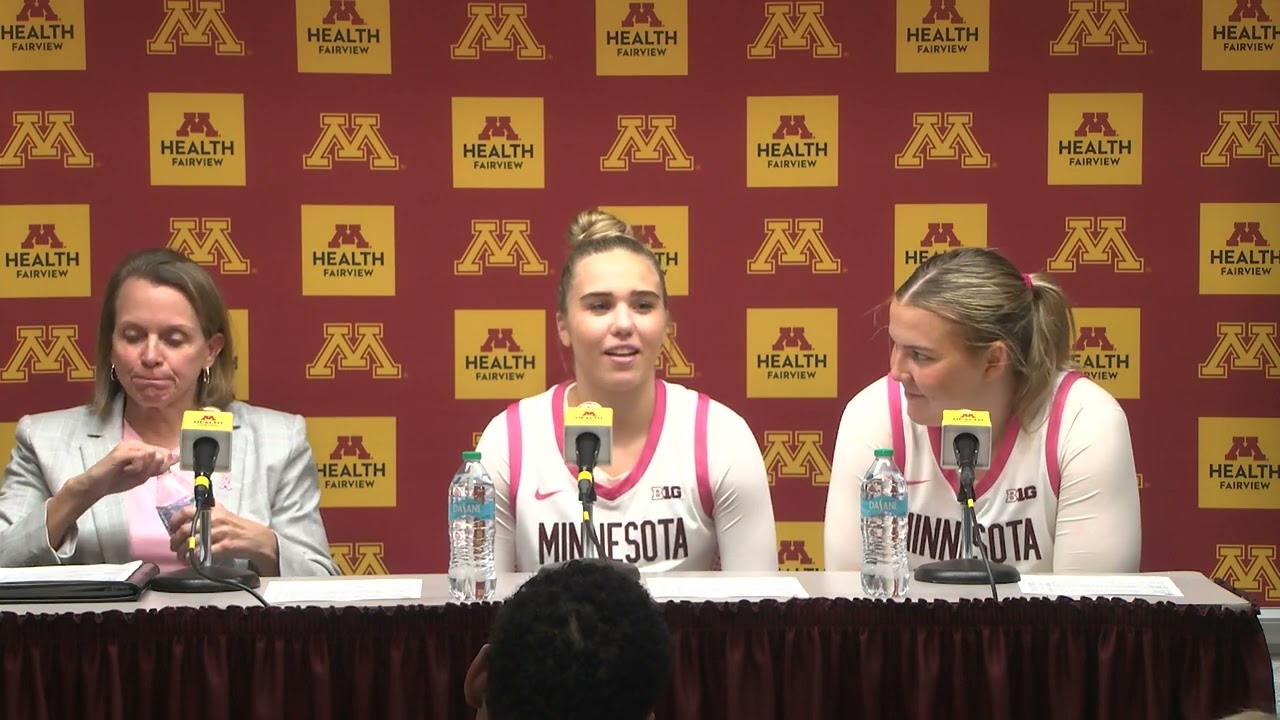 Postgame Press Conference: #23 Gopher Women's Basketball Tops #10 Ohio State