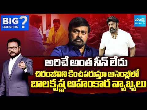 Balakrishna Controversial Comments On Chiranjeevi In AP Assembly | Kamineni Srinivvas | Sakshi TV - SAKSHITV
