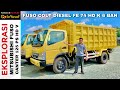 Mitsubishi Canter 125 PS HD V / Fuso Colt Diesel FE 74 HD K 6 Ban Super Power Karoseri Dump Truck