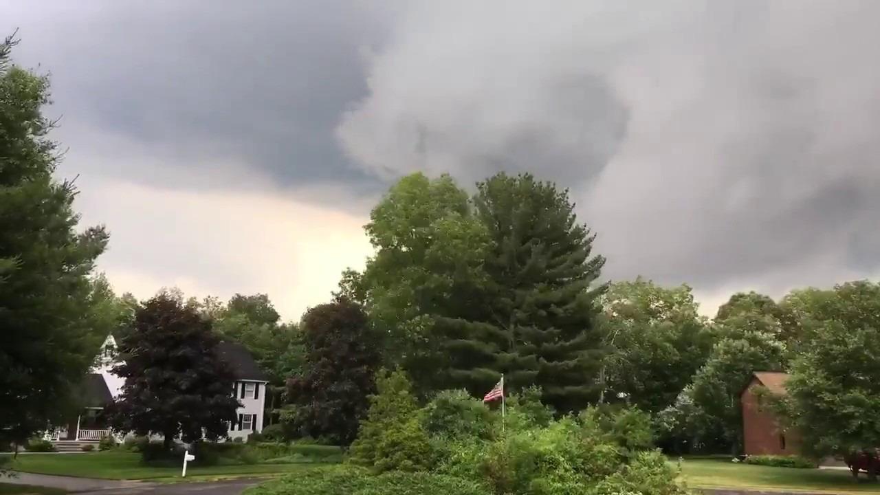 Timelapse shows severe storm hitting Granby, Massachusetts YouTube