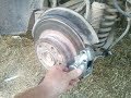 Mercedes Benz W124 - Remove the rear brake caliper DIY