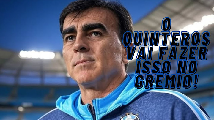 O técnico Gustavo Quinteros vai fazer isso no Gremio!