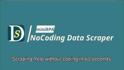 Scraping web using Python?  Using NoCoding Data Scraper Chrome extension in 60s! Yelp for example
