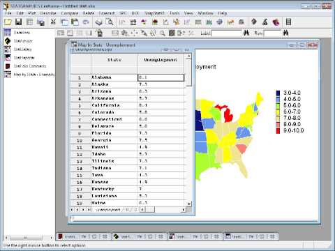 Statgraphics Map by State