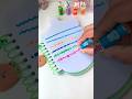 DIY Stamp Pen Set Underline Markers #shorts #art #diy #youtubeshorts