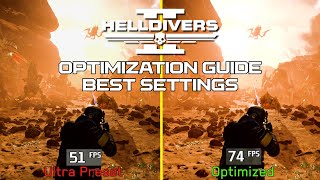 Helldivers 2 | OPTIMIZATION GUIDE | Every Setting Tested | Best Settings