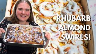 How to Make "Rabarbersnegle:" Rhubarb Almond Swirls!