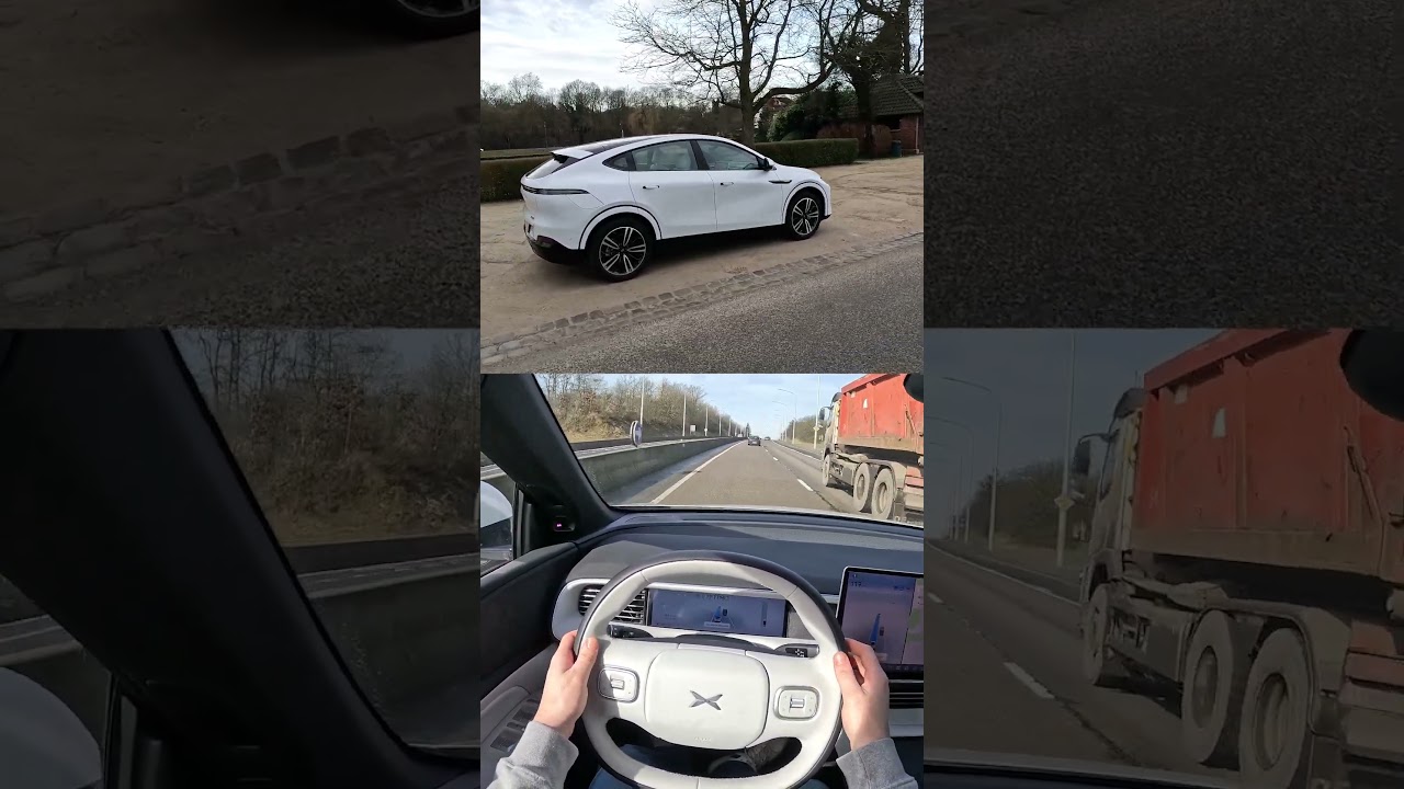Demo XPENG XPILOT lane changing assist XPENG G6
