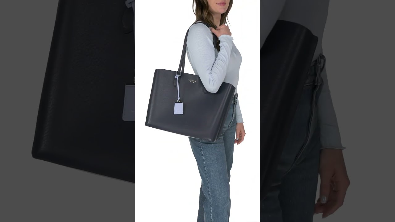 Kate Spade New York Suite Crossgrain Leather Work Tote SKU
