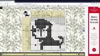 Nonogram 25x25, Lion