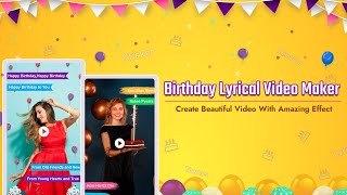 How To Make Birthday Lyrical Video Status | Happy Birthday Video Editing App | Birthday Song Status screenshot 5