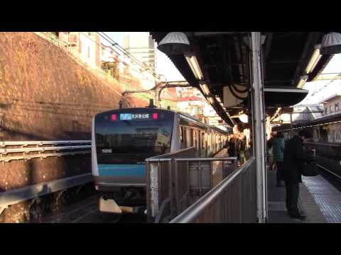 【京浜東北線】E233北行 田端入線発車 男性車掌の発車メロディ