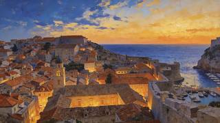 4K Oil Painting - Dubrovnik Old Town, Croatia | Art for Your Frame 4K Oil Painting - Dubrovnik Old Town, Croatia | Art for Your Frame