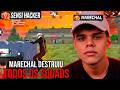 MARECHAL DESTRUIU TODOS OS SQUADS COM A SENSIBILIDADE PERFEITA: MARECHAL CLIPS - FREE FIRE
