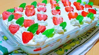 Торт ТИРАМИСУ без выпечки. Рецепт вкусного, домашнего, клубничного десерта. Торт ТИРАМИСУ без выпечки. Рецепт вкусного, домашнего, клубничного десерта.
