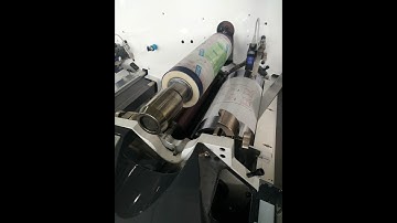 HSR340  Unit type flexographic printing press with color multi  printed digital injet