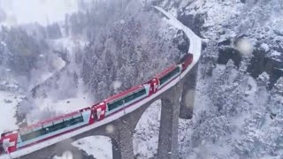 💥ASMR: Fall asleep to the perfect soft sound symphony of a train, with a snowy background. #train screenshot 4