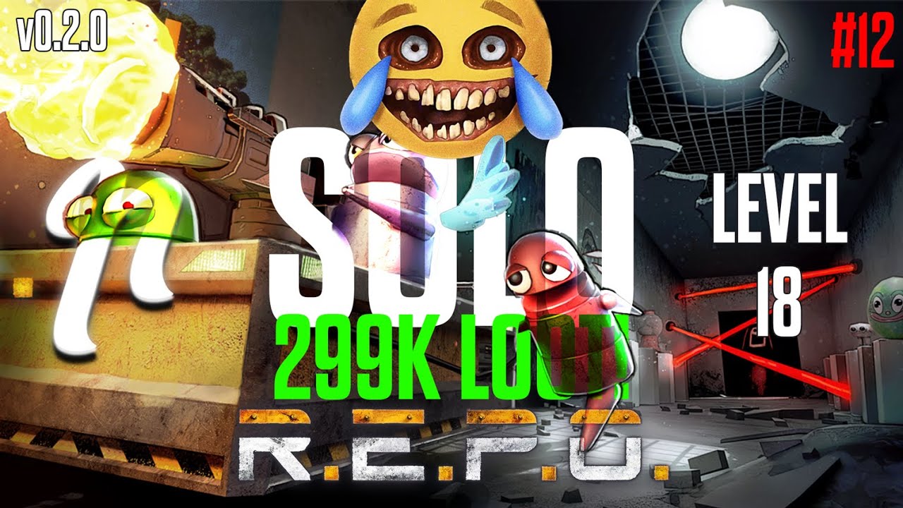 R.E.P.O. - Türkçe | Solo - Level 18 - Full Moon | 299K LOOT! | Solo nasıl oynanır? #repotürkçe
