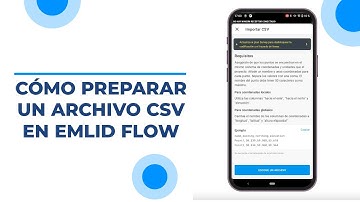 Como preparar un archivo CSV para subir a Emlid Flow