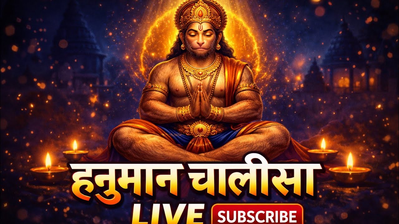 हनुमान चालीसा | शांत Live भक्ति