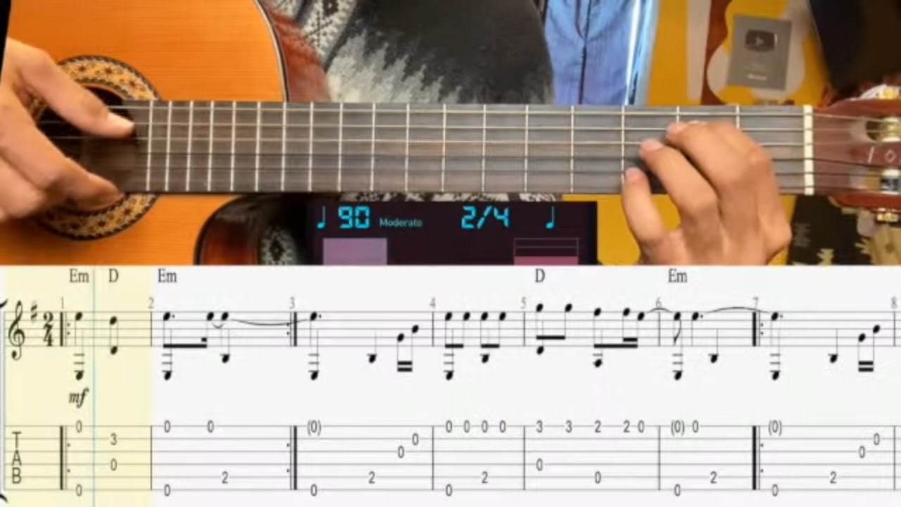 La Piragua - Arreglo Sencillo Guitarra Solista - Cumbia Colombiana