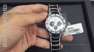 Bulova 98C102 Men's Crystal Bracelet Watch