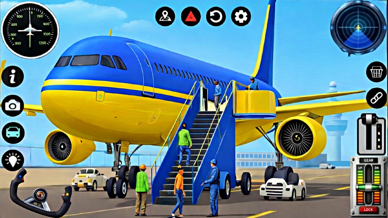 Flight Airplane City Pilot Simulator - Boeing Emergency Landing Goes Wrong 🚨 - Android Gameplay
