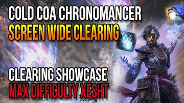 SCREEN WIDE CLEARING! COLD COA CHRONOMANCER | Path of Exile 2 0.3 The Third Edict