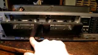 SHARP RT-1010 kétkazettás deck 539 004 mindkettő