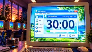 30 Minute Study Timer | Y2K Computer Lab | No Music Update