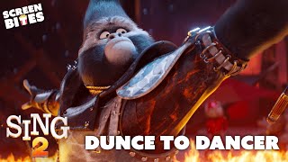 Johnny (Taron Egerton) From Dunce To Dancer | Sing 2 (2021) | Screen Bites