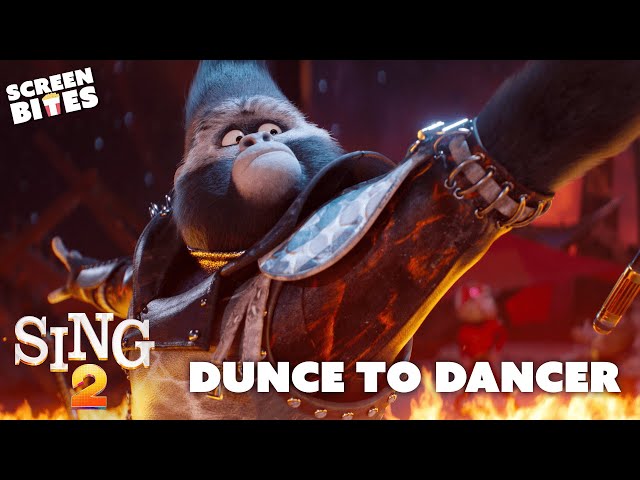 Johnny (Taron Egerton) From Dunce To Dancer | Sing 2 (2021) | Screen Bites class=